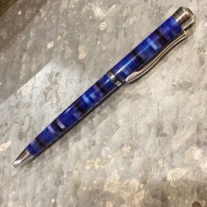 Monteverde Stratus Blu Black Strip Pen
